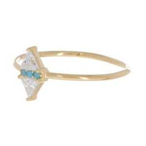 Argento Vivo 18K Gold Plated Sterling Silver Ring